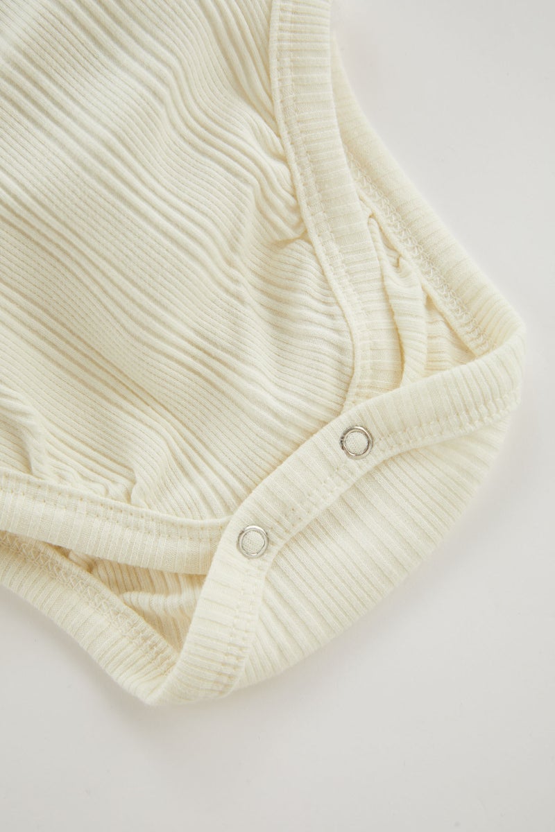 DeFacto Beige BabyGirl Baby Girl 2 piece Long Sleeve Snap Body Casual - Image 5